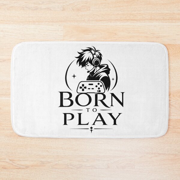 Item preview, Born to Play Gamer Anime Design designed and sold by House of Rein.