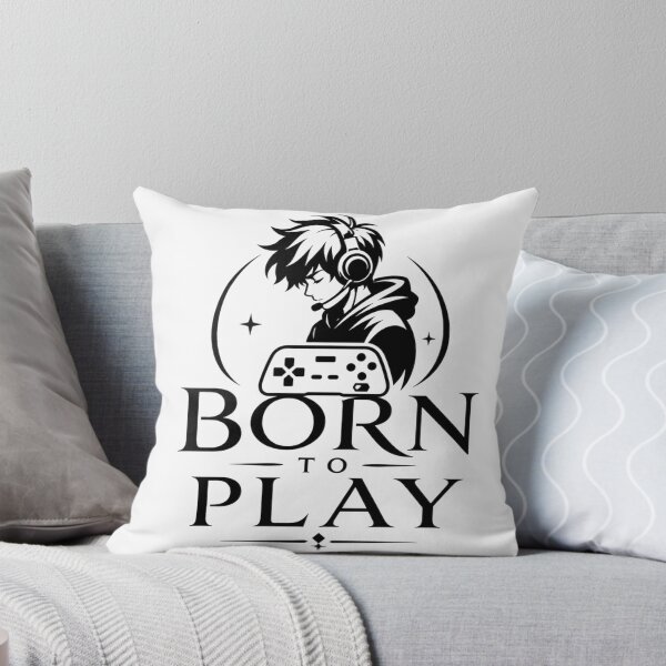 Item preview, Born to Play Gamer Anime Design designed and sold by House of Rein.