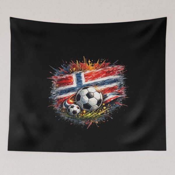 Item preview, Norway Soccer Fan Gift designed and sold by Corvoria.