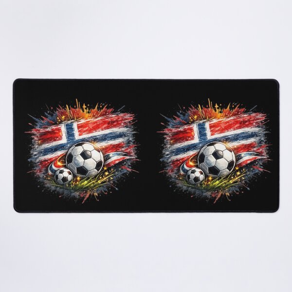 Item preview, Norway Soccer Fan Gift designed and sold by Corvoria.