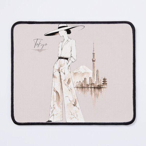 Item preview, Elegant fashion woman in Tokyo – Luxury Fashion Art. designed and sold by NewtBoo.