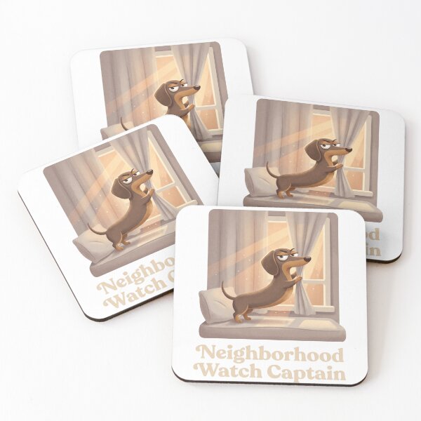 Item preview, Neighborhood Watch Captain Funny Dachshund Shirt | Cute Wiener Dog Gift | Doxie Mom & Dog Lover Design designed and sold by jgoteiner.