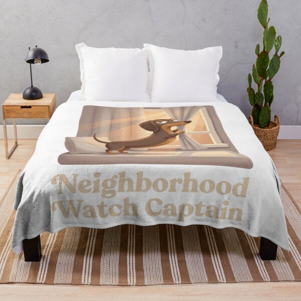 Item preview, Neighborhood Watch Captain Funny Dachshund Shirt | Cute Wiener Dog Gift | Doxie Mom & Dog Lover Design designed and sold by jgoteiner.