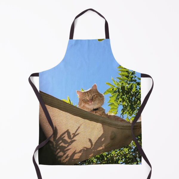 Item preview, King of the Garden | Cozy Cat Relaxing in a Sunny Hammock designed and sold by Jesus-istheway.