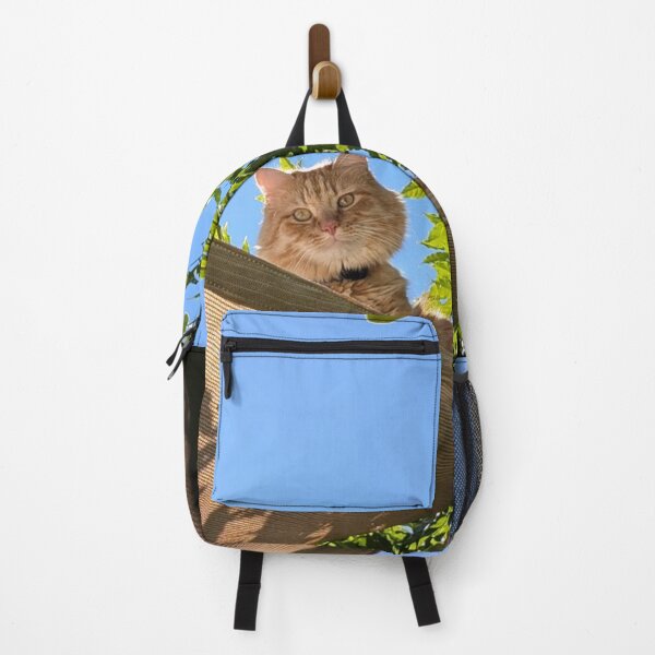 Item preview, King of the Garden | Cozy Cat Relaxing in a Sunny Hammock designed and sold by Jesus-istheway.