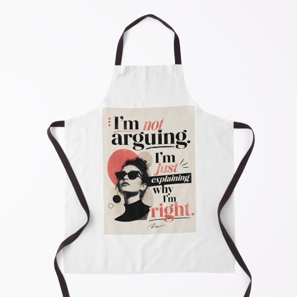 Item preview, I'm Not Arguing I'm Just Explaining Why I'm Right Retro Collage Quote designed and sold by Leogasup.