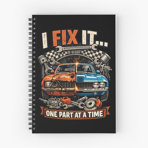 Item preview, I Fix It One Part at a Time - Vintage Auto Restoration Mechanic designed and sold by SidTastic .
