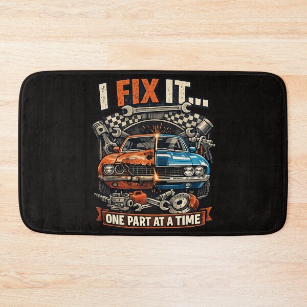 Item preview, I Fix It One Part at a Time - Vintage Auto Restoration Mechanic designed and sold by SidTastic .