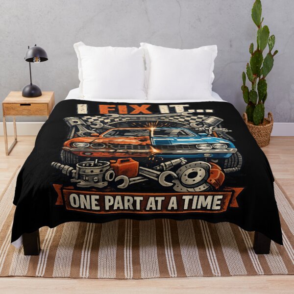 Item preview, I Fix It One Part at a Time - Vintage Auto Restoration Mechanic designed and sold by SidTastic .