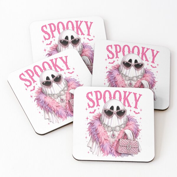 Item preview, Spooky Glam Ghost Pink Halloween Sunglasses Cute Ghost designed and sold by BornBorn.