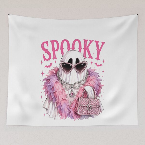 Item preview, Spooky Glam Ghost Pink Halloween Sunglasses Cute Ghost designed and sold by BornBorn.