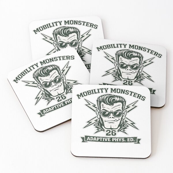 Item preview, Retro Mobility Monsters Adaptive Phys. Ed 26 designed and sold by mobilitymonster.