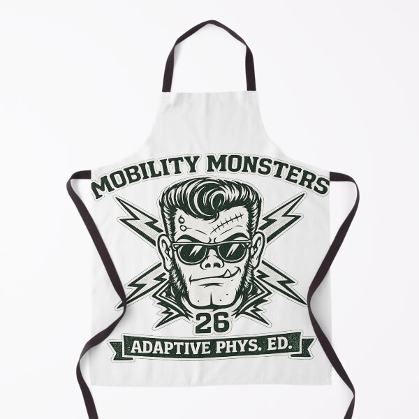 Aperçu de l'œuvre Retro Mobility Monsters Adaptive Phys. Ed 26 créée et vendue par mobilitymonster.