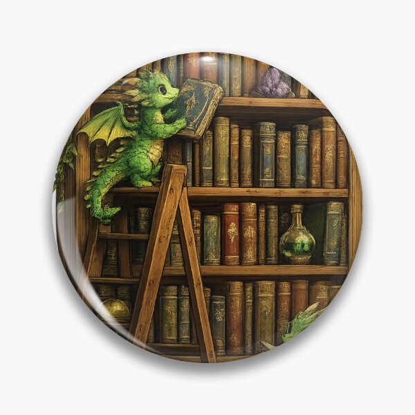 Item preview, Fantasy Book Dragon - Book Lover Design designed and sold by DreamCloths12.