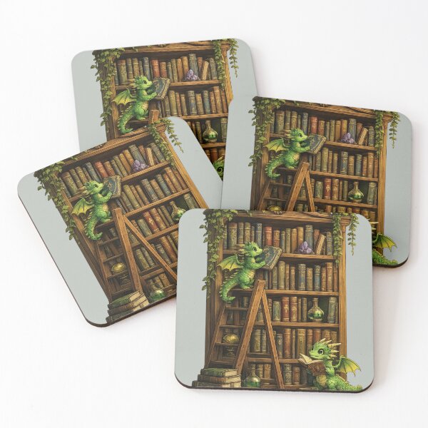 Item preview, Fantasy Book Dragon - Book Lover Design designed and sold by DreamCloths12.