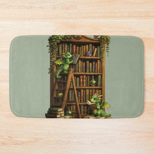 Item preview, Fantasy Book Dragon - Book Lover Design designed and sold by DreamCloths12.