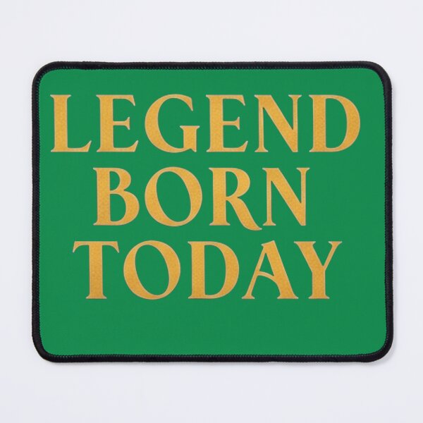 Item preview, Legend Born Today - Epic Fantasy & Mythical Gold Typography designed and sold by Dzblack.