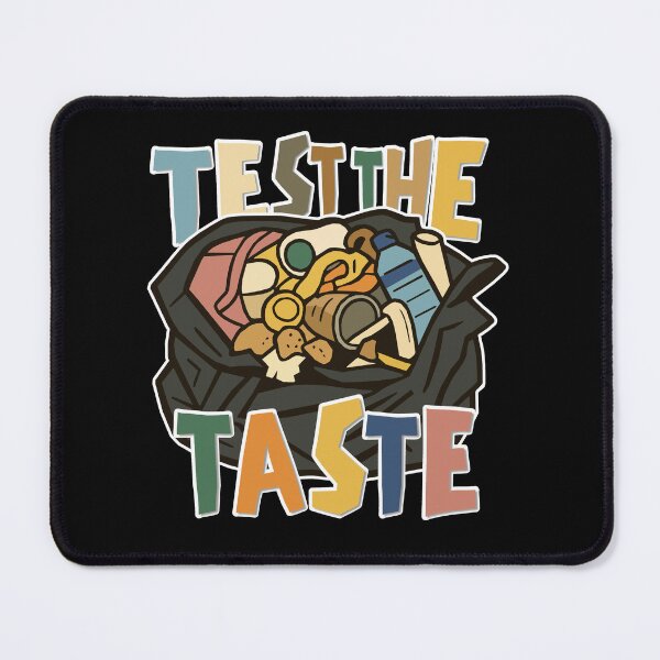 Item preview, Test The Taste Funny Food Waste Trash Bag Retro Illustration designed and sold by Message from Earth.