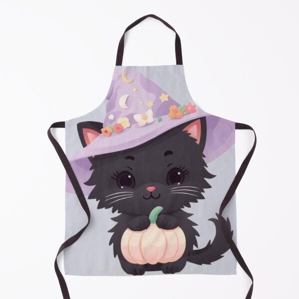 Item preview, Pastel Black Cat Witch Kawaii Sticker | Cute Halloween Kitten designed and sold by Stylestickers55.