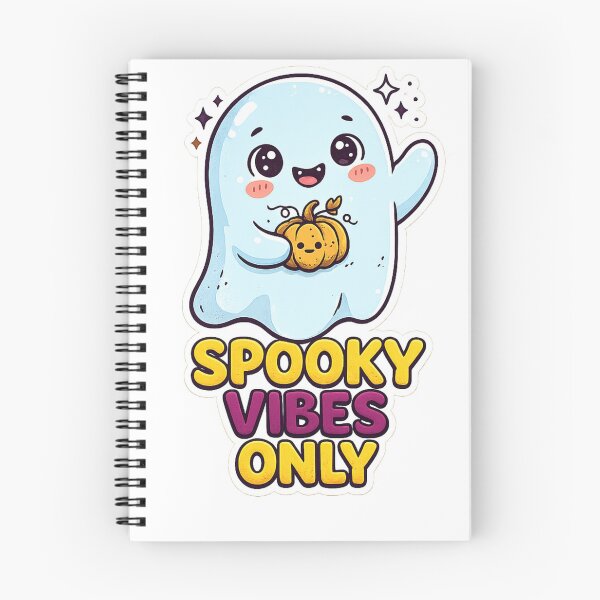 Item preview, Kawaii Spooky Vibes Ghost Pumpkin Design designed and sold by Retro Rascals Co..