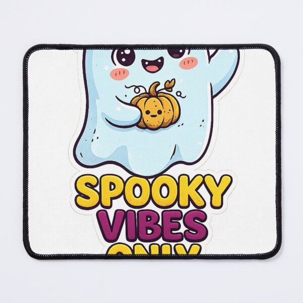 Item preview, Kawaii Spooky Vibes Ghost Pumpkin Design designed and sold by Retro Rascals Co..