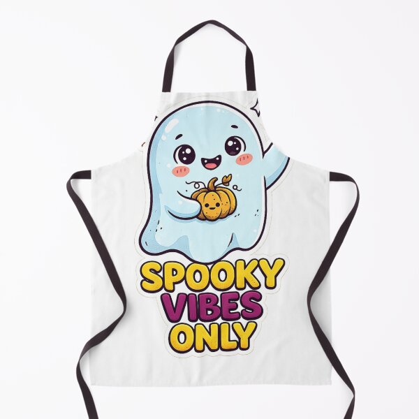Item preview, Kawaii Spooky Vibes Ghost Pumpkin Design designed and sold by Retro Rascals Co..