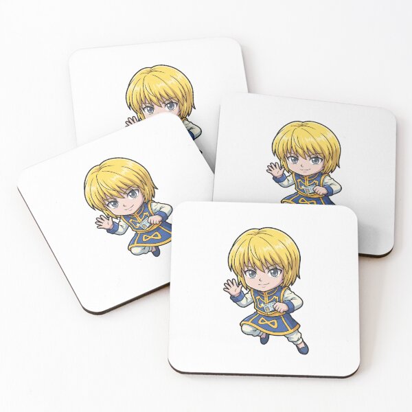 Item preview, Chibi Anime Warrior Card - Friendly Blue Tunic Art designed and sold by lamiarte.