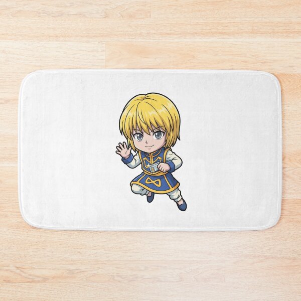 Item preview, Chibi Anime Warrior Card - Friendly Blue Tunic Art designed and sold by lamiarte.