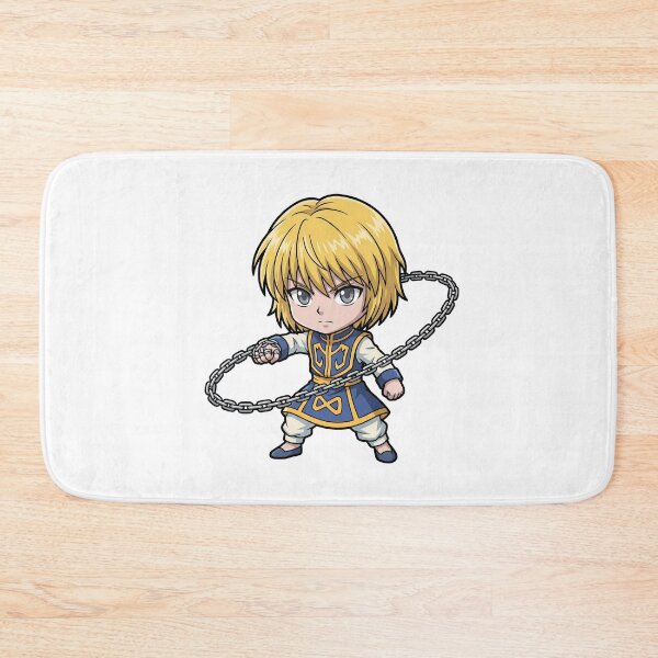 Item preview, Chibi Anime Warrior Card - Friendly Blue Tunic Art designed and sold by lamiarte.
