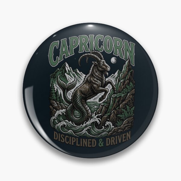Item preview, Capricorn Daily Horoscope Zodiac Sign | Disciplined & Driven Sea Goat Astrology Design | Capricorn Gift designed and sold by Bhaskar Digital Art.