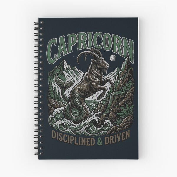 Item preview, Capricorn Daily Horoscope Zodiac Sign | Disciplined & Driven Sea Goat Astrology Design | Capricorn Gift designed and sold by Bhaskar Digital Art.