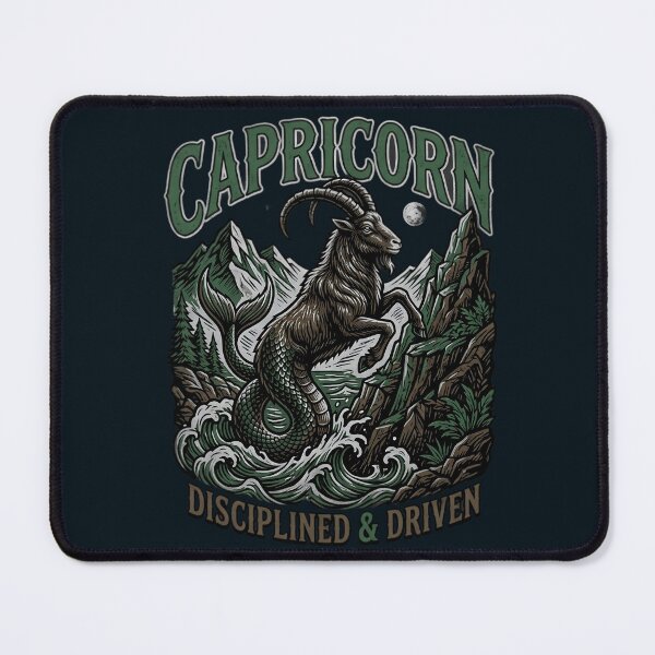 Item preview, Capricorn Daily Horoscope Zodiac Sign | Disciplined & Driven Sea Goat Astrology Design | Capricorn Gift designed and sold by Bhaskar Digital Art.