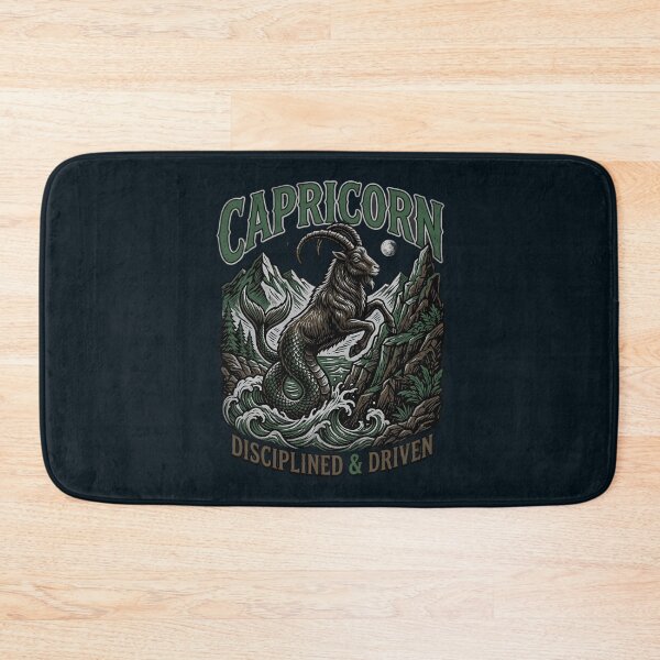 Item preview, Capricorn Daily Horoscope Zodiac Sign | Disciplined & Driven Sea Goat Astrology Design | Capricorn Gift designed and sold by Bhaskar Digital Art.