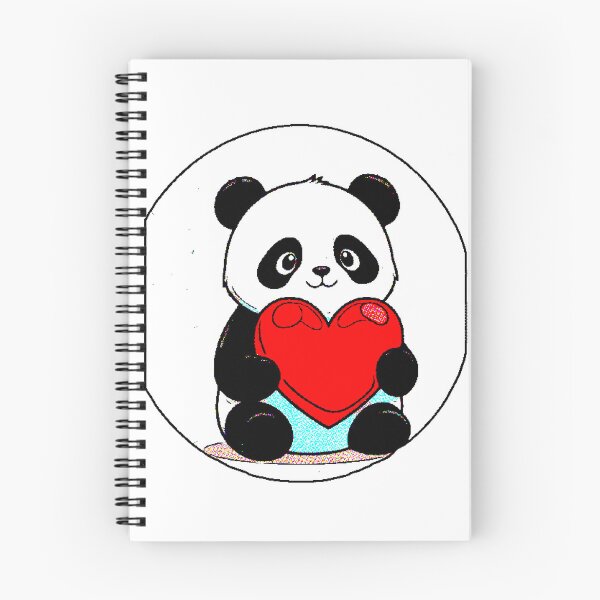 Item preview, Cute Panda Love | Kawaii Panda Hugging Heart designed and sold by AstronautMerch.