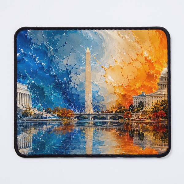 Item preview, Washington D.C. Skyline  — Colorful Capitol & Monument  designed and sold by Rebel74jf.