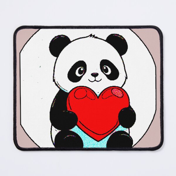 Item preview, Cute Panda Love | Kawaii Panda Hugging Heart designed and sold by AstronautMerch.
