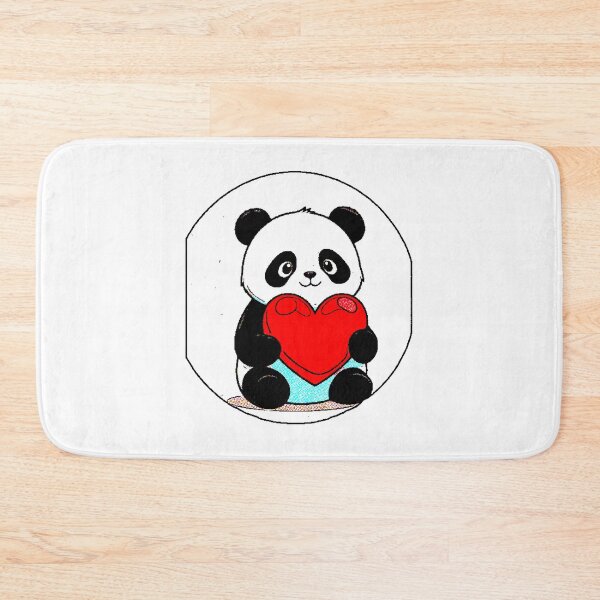 Item preview, Cute Panda Love | Kawaii Panda Hugging Heart designed and sold by AstronautMerch.