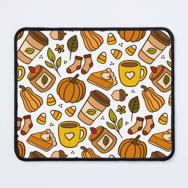 Item preview, Cute and Cozy Fall Autumn Pumpkin Pattern designed and sold by Olive Lane Creative.