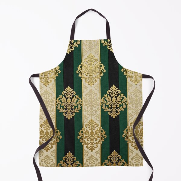 Item preview, Black, Teal and Oat Striped Gold Damask designed and sold by DesignsByPrnces.