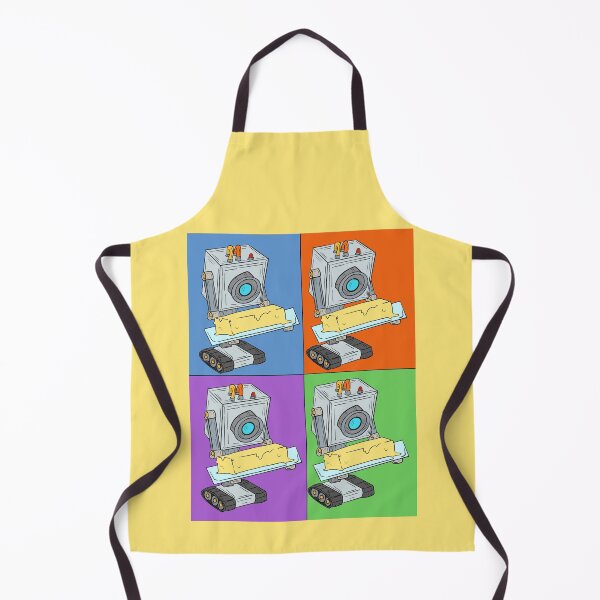 Item preview, Butter Robot In Color Squares With Yellow Background  designed and sold by missmann.