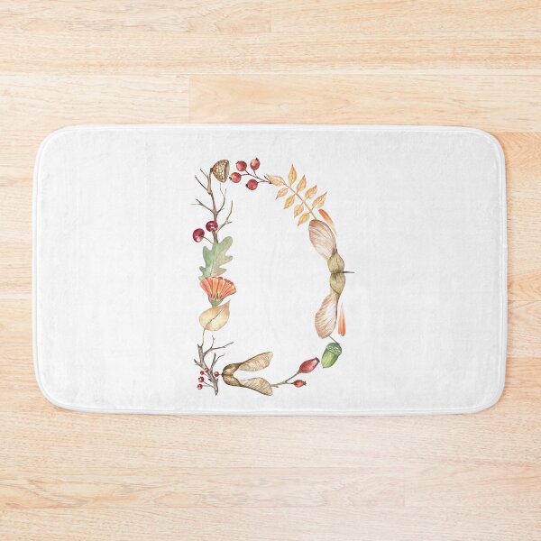 Item preview, Autumn Letter D Monogram designed and sold by Flowersforbear.
