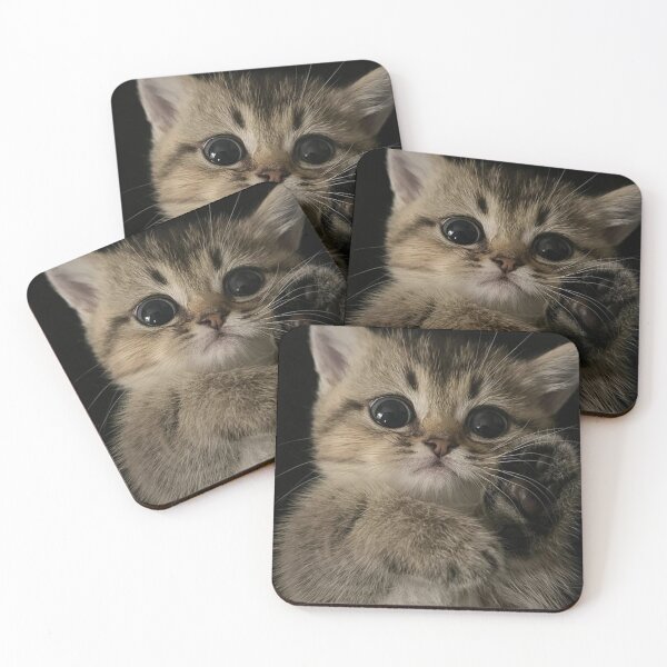 Item preview, Tiny Kitten with Big Innocent Eyes | Adorable Cat Portrait designed and sold by Jesus-istheway.