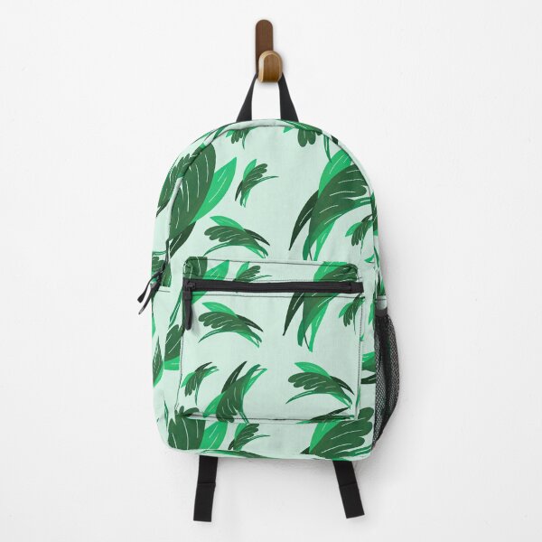 Item preview, Elegant Green Leaves seamless pattern designed and sold by RuwaDesignArt.