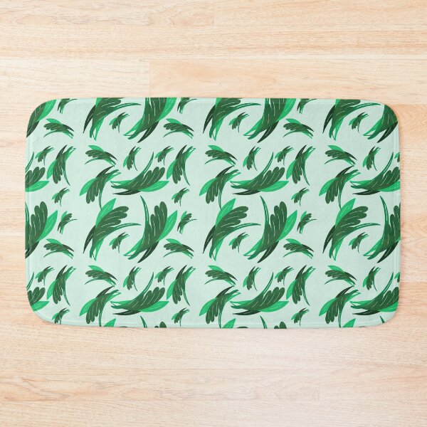 Item preview, Elegant Green Leaves seamless pattern  designed and sold by RuwaDesignArt.