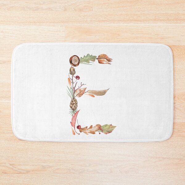 Item preview, Autumn Letter E Monogram designed and sold by Flowersforbear.