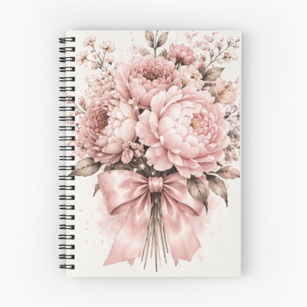 Item preview, Pink Peony Bouquet with Satin Bow designed and sold by ⭐ AURA STUDIO.