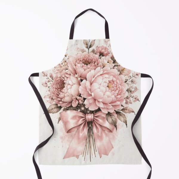 Item preview, Pink Peony Bouquet with Satin Bow designed and sold by ⭐ AURA STUDIO.