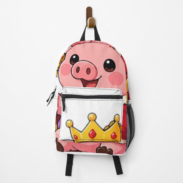 Item preview, Cute Royal Pig King on Throne designed and sold by DailyDoodlesBySumbul.