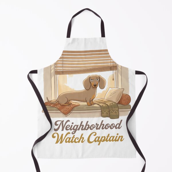Item preview, Neighborhood Watch Captain | Funny Dachshund & Wiener Dog Design designed and sold by jgoteiner.
