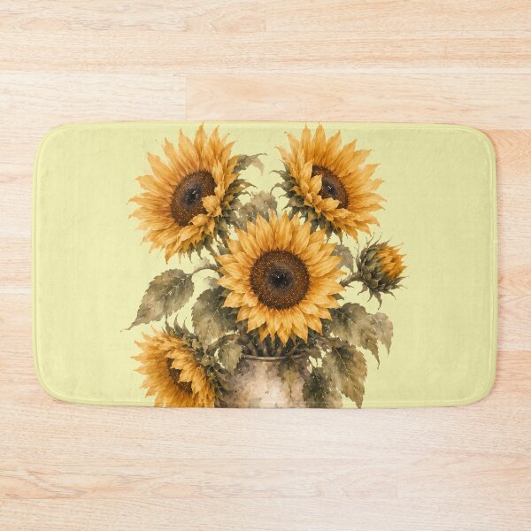 Item preview, Bouquet of sunflowers in an antique vase designed and sold by TommyDraws-5-.